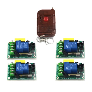 

High Quality Digital wireless remote control switch 220v 30A 1CH Relay RF switch 315/433 MHZ 1 receiver +1 transmitter 4155