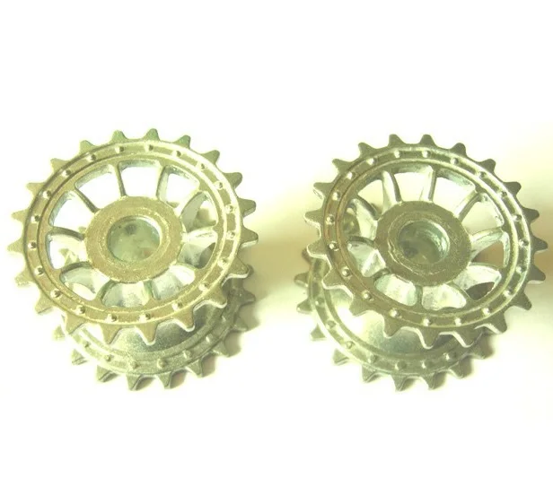 HengLong 3818 3818-1 3819 3819-1 DIY تجميعها أجزاء 1:16 R/C الألمانية النمر أنا خزان المسار سائق سبائك الألومنيوم مجانا الشحن