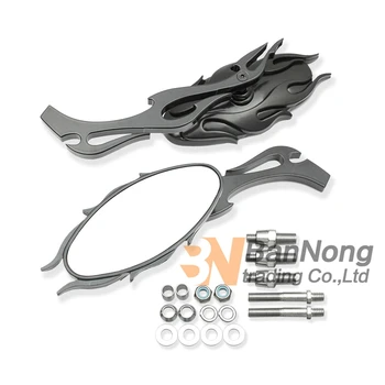 

Free shipping Motorcycle ALL Metal Flame RearView Mirrors For YAMAHA XV125 XV250 XV400 XV535 XV700 XV750 XV1100 Vulcan 400 800