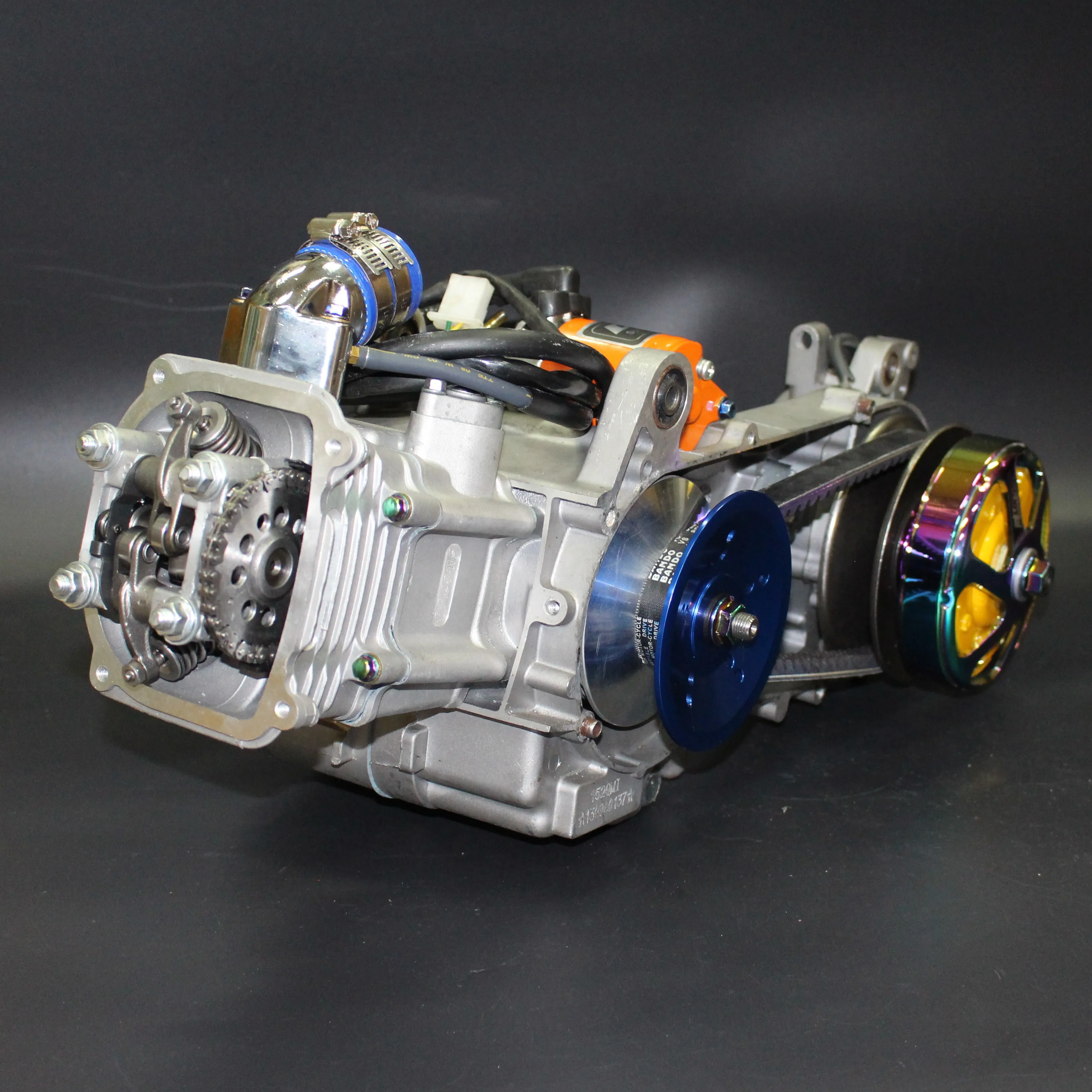 GY6, motor, 63mm, cilindro, 2 válvulas, cigüeñal, 300, refrigeración por agua, árbol de levas, a8, 180cc, Sintonización, carreras, motores