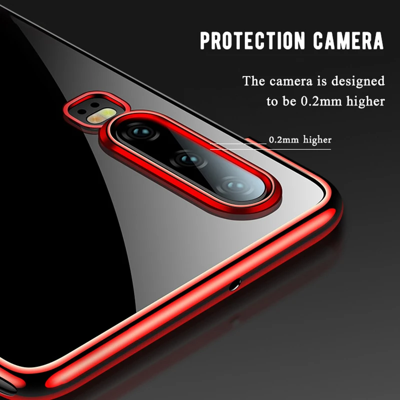 Мягкий силиконовый чехол для huawei P Smart P30 Pro P20 P10 Plus P9 Lite mate 10 20 Lite, прозрачный чехол для телефона