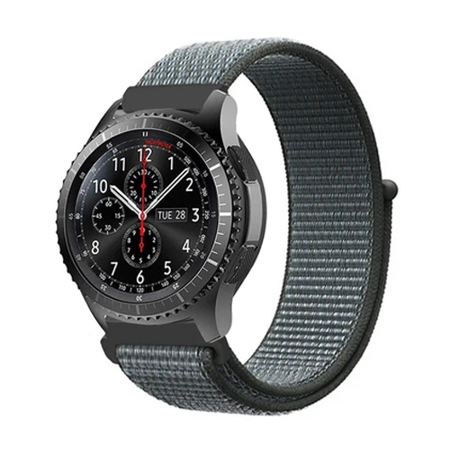 Ремешок 22 мм 20 мм для samsung galaxy watch active 2 46 мм 42 мм gear S3/S2 Frontier/Classic huawei watch gt 2 Amazfit bip band - Цвет ремешка: 22-storm gray