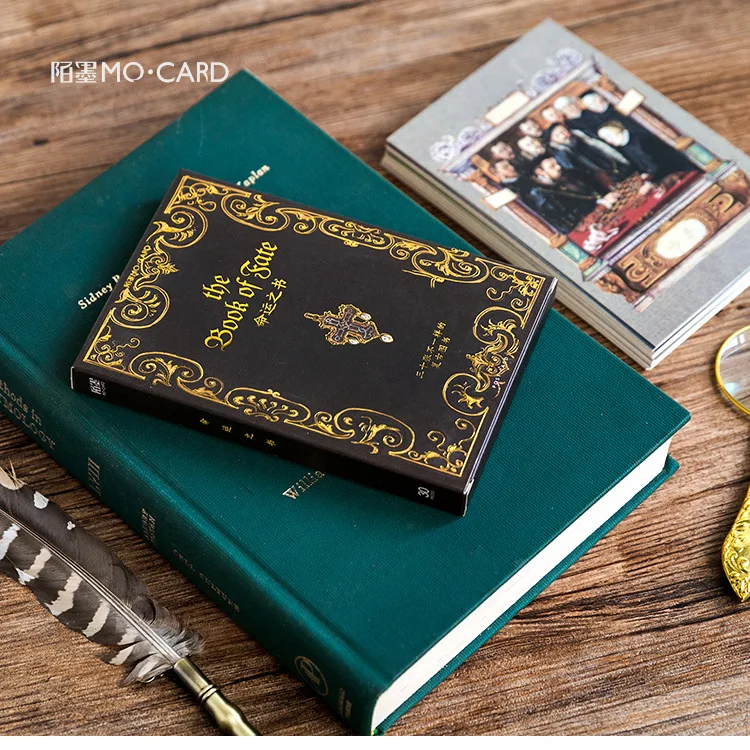 Postcard Book of Destiny 30 Boxed Creative Blessing DIY Stationery Gift Cards | Дом и сад