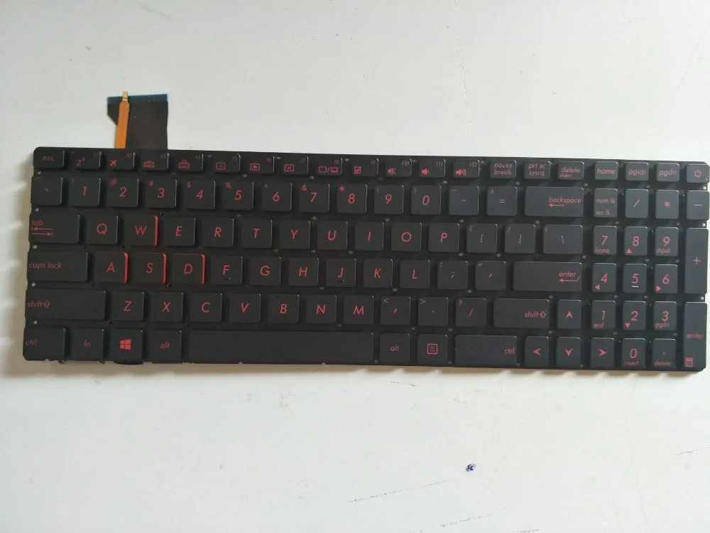 

New notebook laptop keyboard for ASUS ZX50J ZX50JX ZX50JX4200 ZX50JX4720 backlight us layout