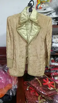 

mens wine red/purple/brown embroidery medieval suit vintage period costume jacket,vest with pants prince william suit event suit