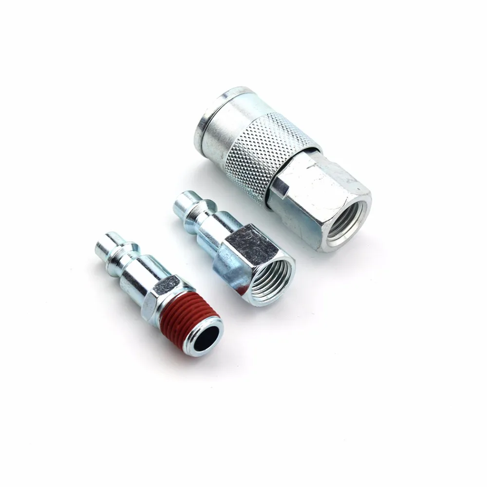 Airforce Pneumatic 1/4NPT Female Quick Disconnect Male Coupler Set Air