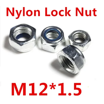 

10pcs/lot Staniless Steel A2 M12*1.5 Fine Thread Nylon Lock Nut
