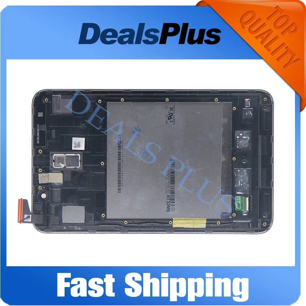 Replacement New LCD Display Touch Screen +Frame Assembly For Asus Memo Pad 7 ME176 ME176C ME176CX K013 Black White Free Shipping 5pcs lot100% new original for zte grand memo 5 7 n5 u5 n9520 v9815 lcd display touch screen assembly free shipping 100% tested