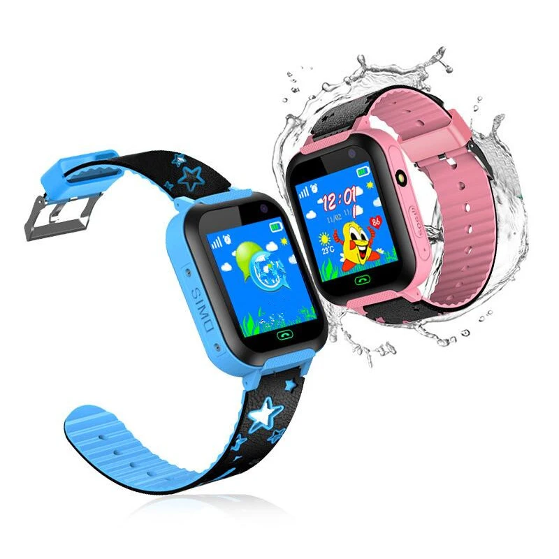 

Smart Watch DS37 IPX7 Waterproof SOS GSM LBS Location Remote Monitor Camera Flashlight Children GPS Smart Electronic Wrist Watch