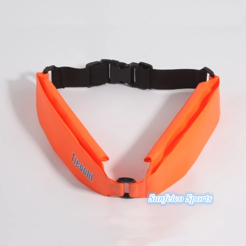 50pcs/lotUnderwater Waterproof Dry Dual Pouch Waist Belt Bag Swimming Diving Clear Double Bags