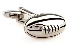Free Shipping Cufflinks for men s Rugby cufflinks abotoaduras French shirt cuff Cufflink sport ball gemelos
