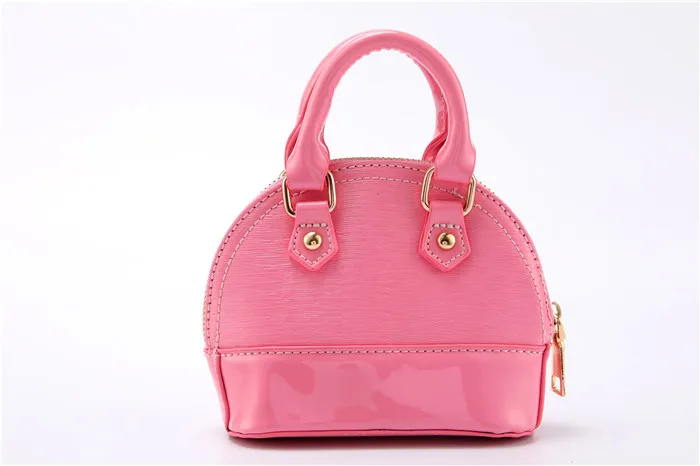 KAFVNIE модная сумка для детей высокого класса PU подарок на день рождения Детская Принцесса Милая Красная женская вечерняя сумочка - Цвет: pink