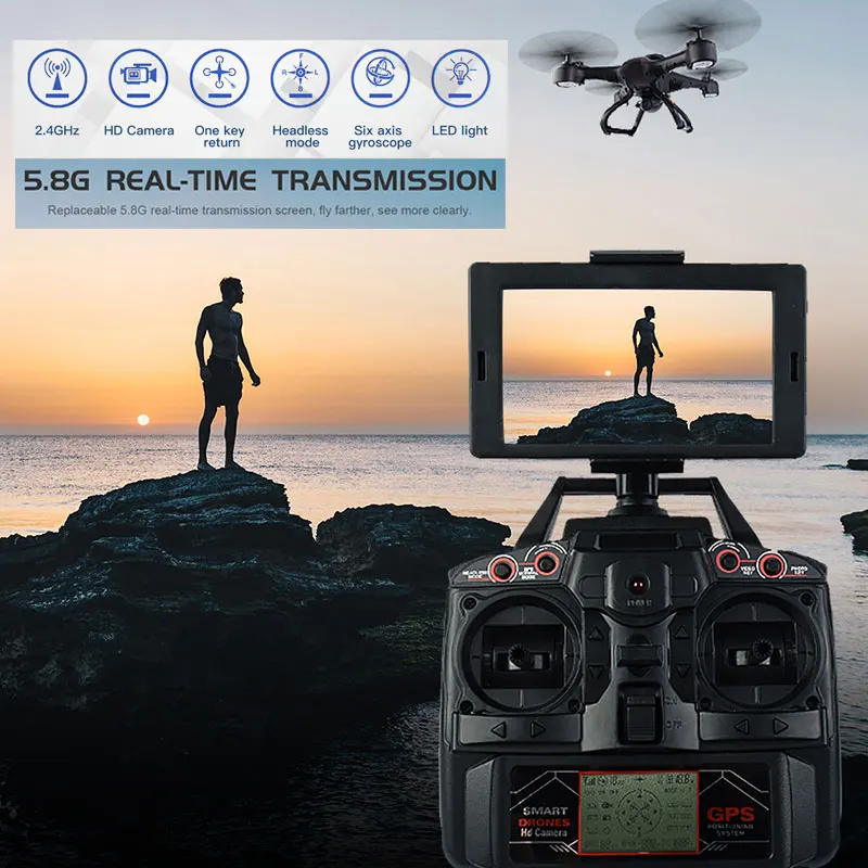 

720P Camera Drone 720P Camera RC Drone 720P Camera UAV Drone GPS RC Quadcopter Drone