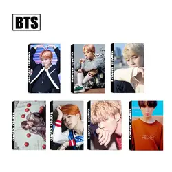 Горячая 30 шт./компл. KPOP BTS Bangtan мальчики парк Ji Min JIMIN альбом 8 дизайн фото карта ПВХ карты самодельные ломо карты Фотокарта