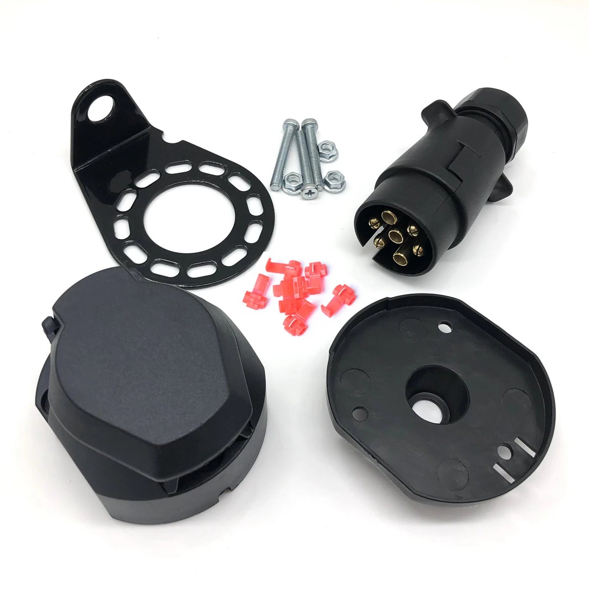 7 полосный круглый прицеп с отверстием вилка для лодки грузовика прицепа разъем