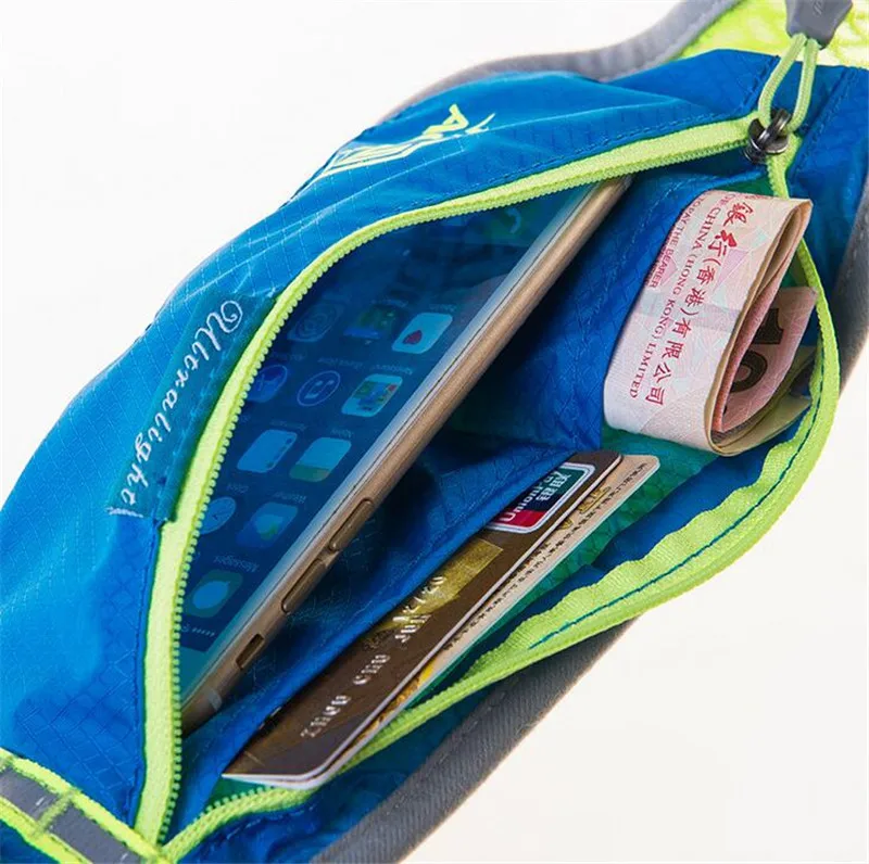 AONIJIE Спортивная Беговая поясная сумка, Мужская Женская поясная Ультралегкая сумка для телефона, гоночная сумка для марафона со съемным карманом