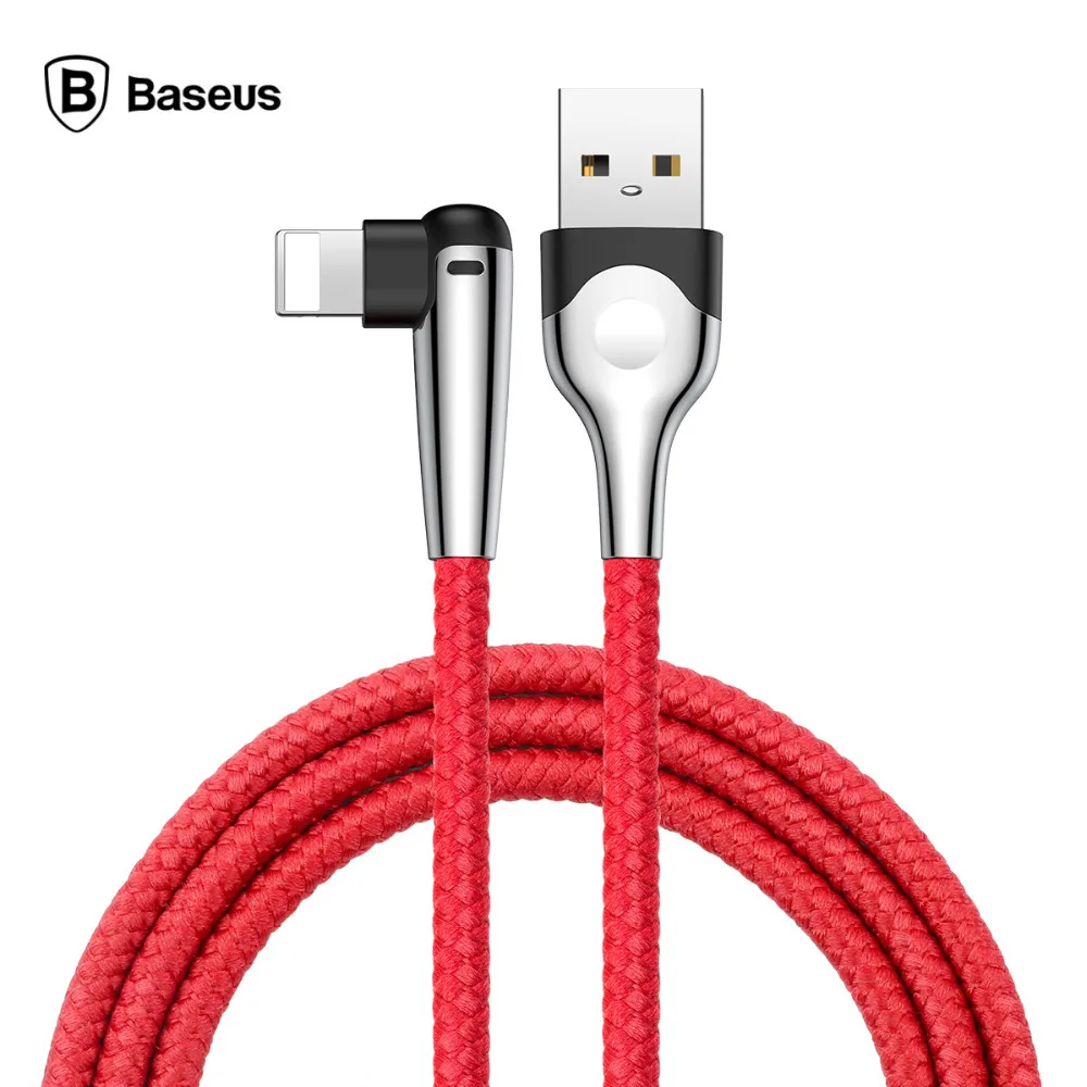 90 degree usb charging cable for iPhone xs max xr x 8 7 6s plus 5s 5