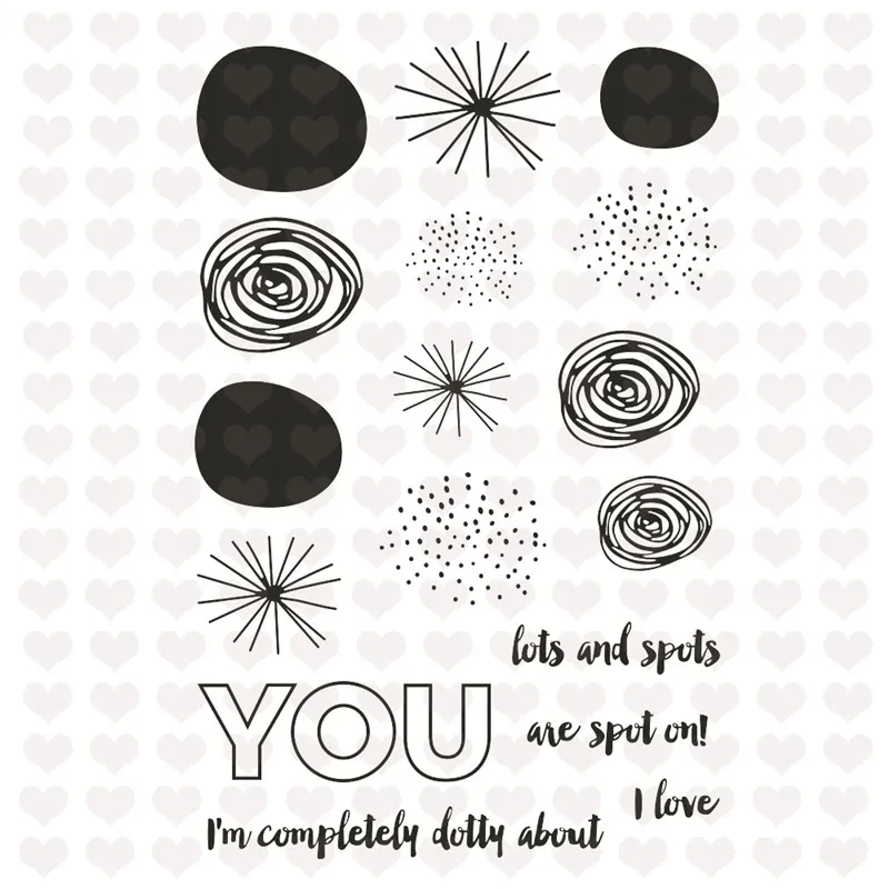 InLoveArts 17pcs 10*15cm Clear Stamps for