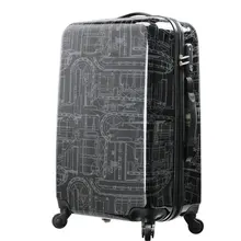 Mechanical Pattern Luggage Men and Women Travel Suitcase Universal Wheels Trolley Luggage Bag 20″ 24″ 28″ Rolling Luggage
