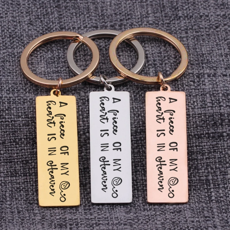 

Memorial Keychains Jewelry Remembrance Keepsake Loss of Baby Souvenir Infant Loss Sad Memory Pregnancy Loss Keyrings Bag Charms