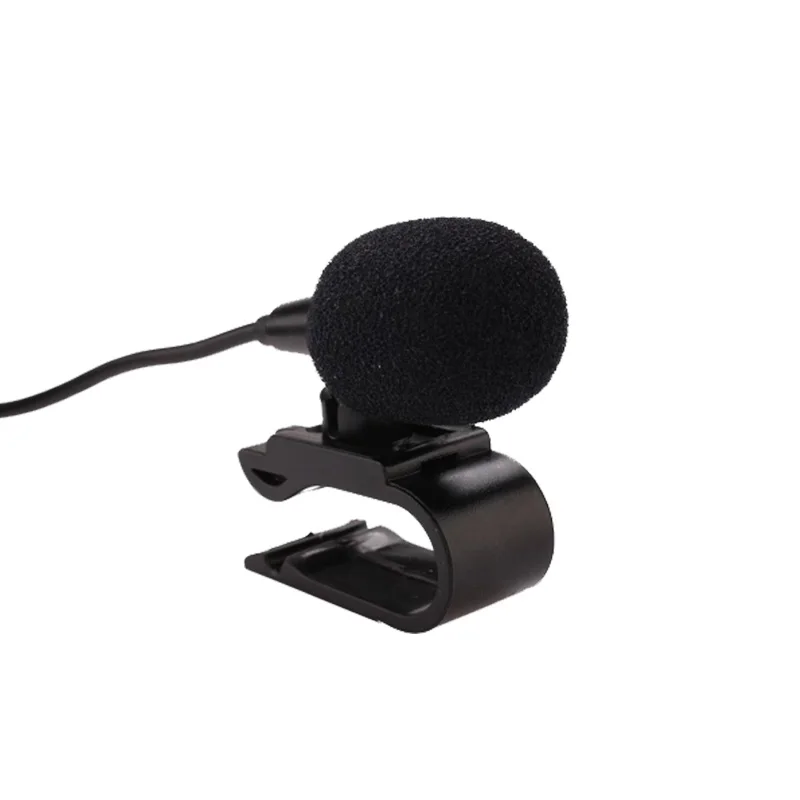 Car Audio Microphone 3.5mm Jack Plug Stereo Mic Mini Wired External Car Microphone For Auto DVD 3meters long