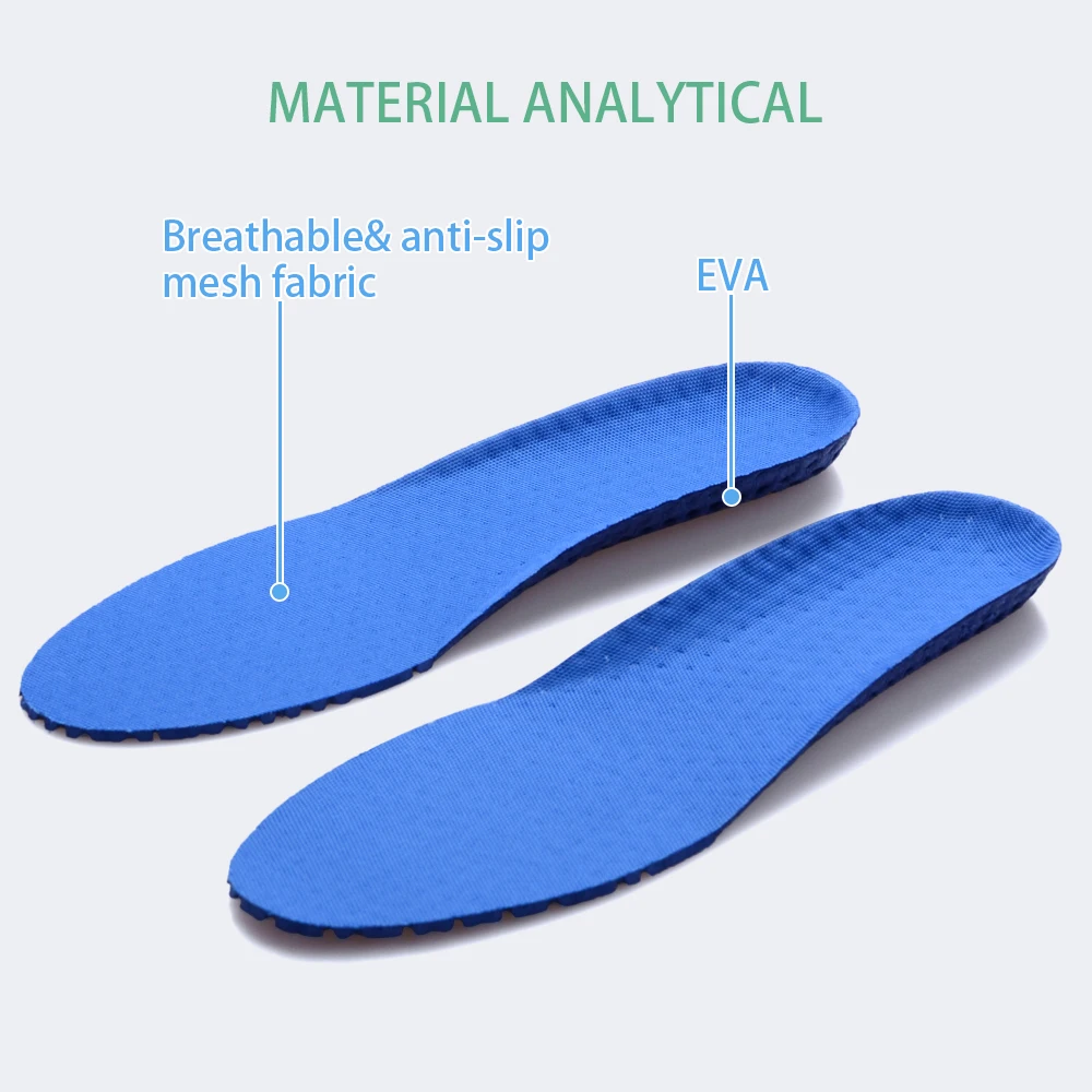 PCSsole Elastic breathable running increased orthopedic pad memory cotton sneakers inserted arch support men's ladies insoles637