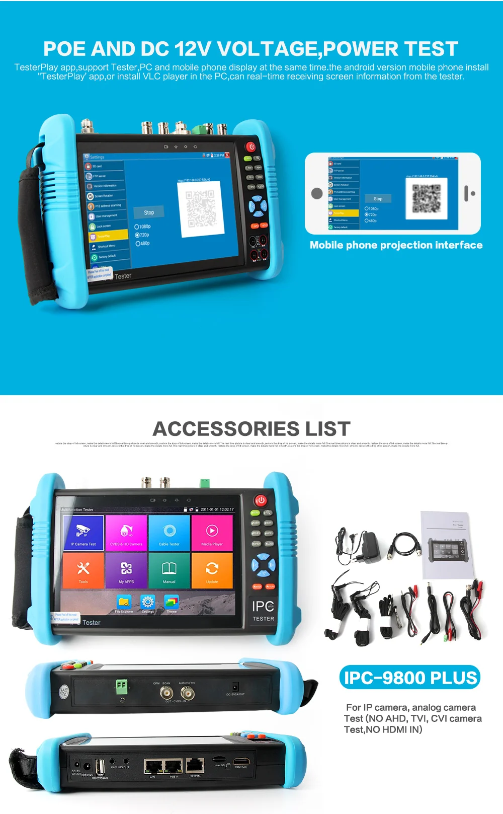 08 CVI Camera Tester