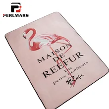 Ins Стиль Фламинго Рисунок ковра, губка, проданы нащего завода предметы домашнего обихода пол декоративное украшение современный Подушечка для йоги коврик