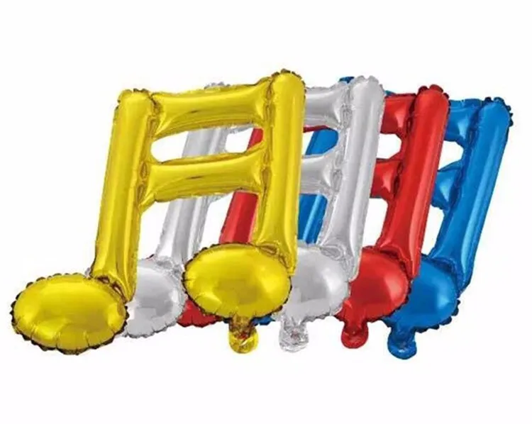 Lovely musical note balloon wedding balloons birthday decoration inflatable semiquaver air balls baby shower foil balloons 1pc (4)