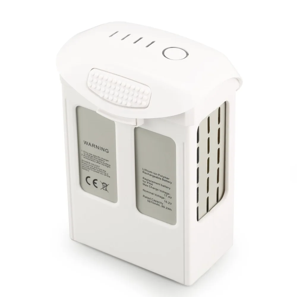 

15.2V 5870mAh Intelligent Spare Flight LiPo Battery Replacement with Safe Bag for DJI Phantom 4/ Advanced/4 Pro FPV RC Drone