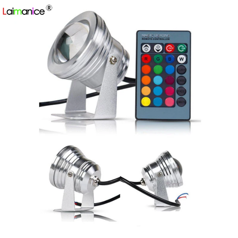 10 W reflector LED bajo el agua RGB luz Led impermeable IP67 al aire libre iluminación fuente Focos LED Piscina de luz de la lámpara 10 W reflector LED bajo el agua RGB luz Led impermeable IP67 al aire libre iluminación fuente Focos LED Piscina de luz de la lámpara