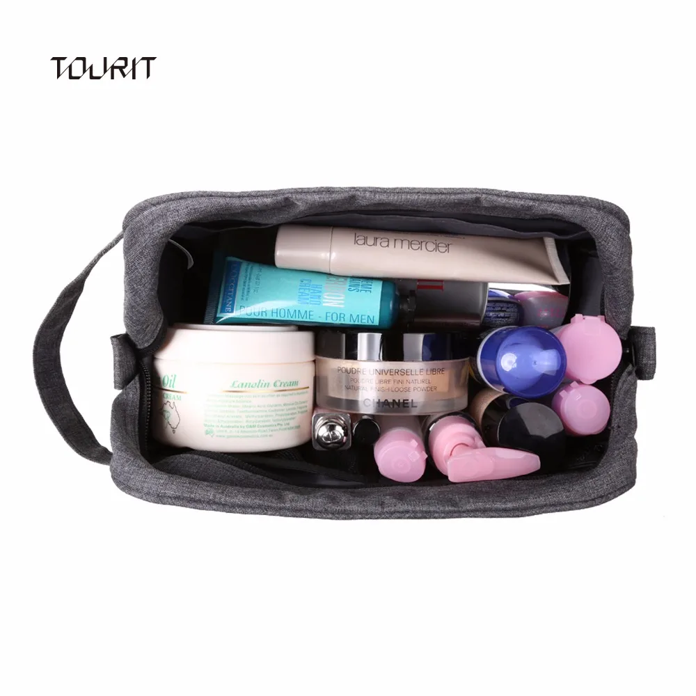 TOURIT Cosmetic Bag Polyester Make Up Bag Travel Accessories Bag Waterproof Toiletry Organizer