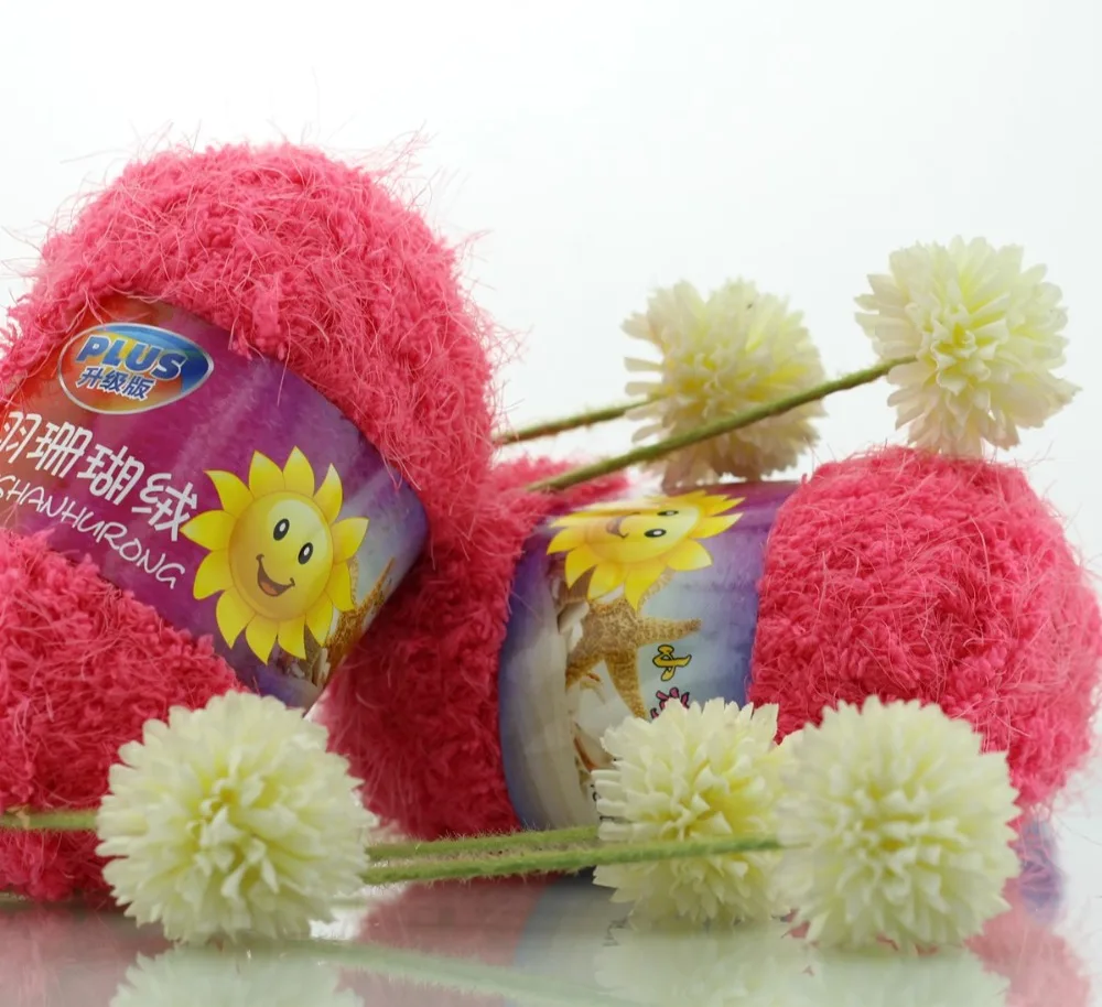 300g Yarn For Knitting Coral Fleece Knitting Soft Yarn Fingering Baby Crochet Yarn Knitting