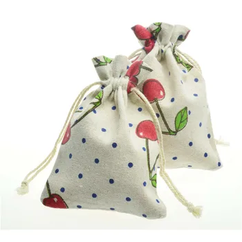 

Personalized Wedding Party Kit Linen Gift Bag 10x14cm Pack of 50Pcs Christmas Party Favor Holders Cotton Candy Packaging Pouch