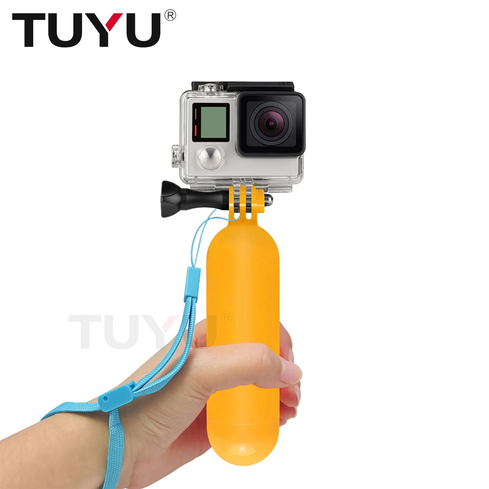 Ручка поплавок TUYU Eggs для камеры Gopro Xiaoyi SJ4000 SJ5000 селфи палка крепление бара
