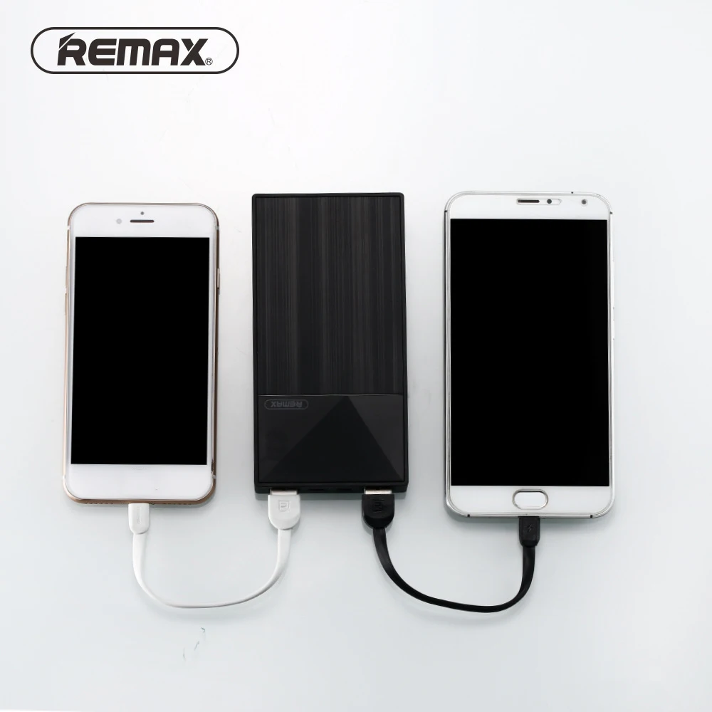 Remax 10000 мАч power Bank портативный внешний аккумулятор 2,0 A выходной индикатор большой емкости Poverbank зарядное устройство для телефонов