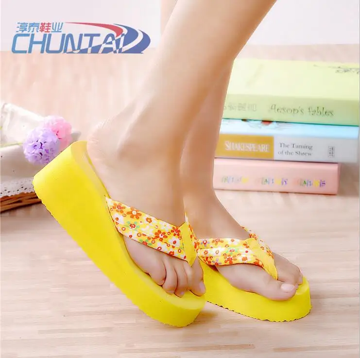 

New Listing Hot Sales summer fashion women sandals flip flops shoes High-heeled shoes women multicolor sandals jx0071