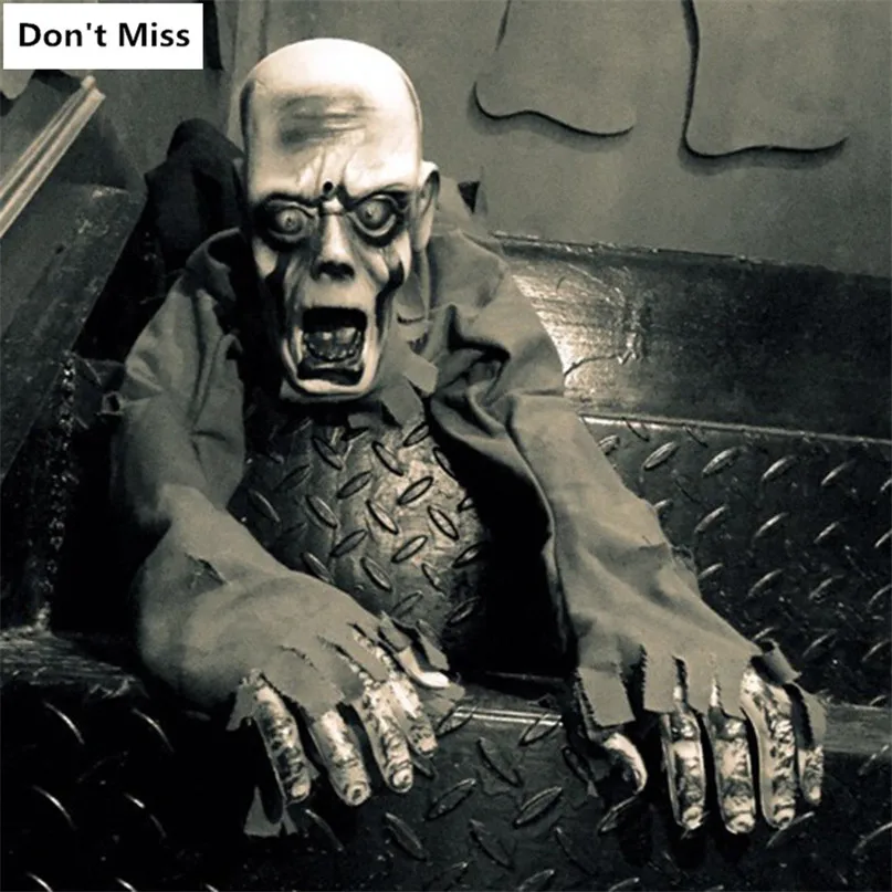 

Halloween Decoration Horror House Electric Crawling Scary Ghost Doll Creepy Props Ghost Reaper Haunted House Escape Decor Devil