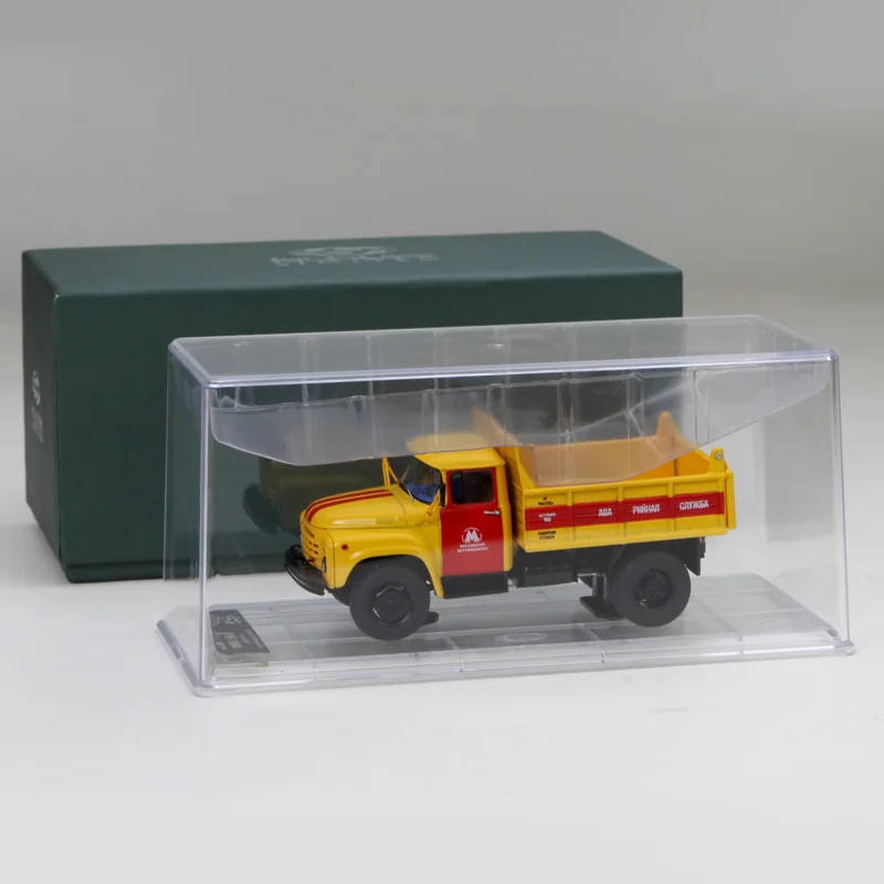 Новинка литой металлический желтый российский грузовик из отпечатка 1/43