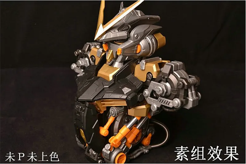 MK модель мотоцикла 1/35 MBF-P01 ASTRAY Золотая оправа Гандам бюст голова со светодиодной подсветкой