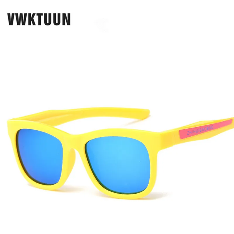 VWKTUUN Polarized Kids Sunglasses UV400 Boy/Girls Cool Rubber Casual