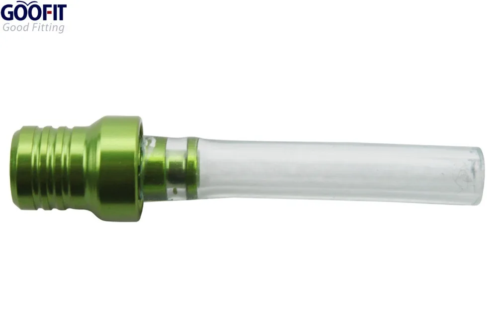 

GOOFIT Gastank Gas Tank Green Short Gas Vent Hose Tube Fits for YZ450 B020-008