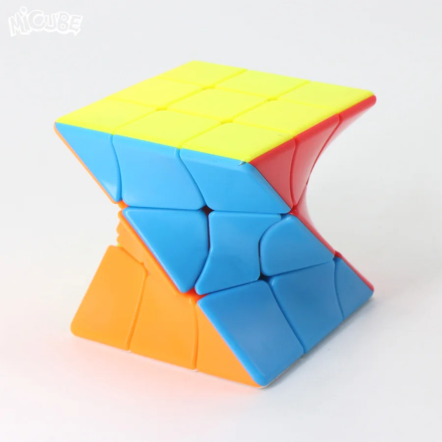 Извилистые 3x3 куб 3x3x3 Волшебные кубики специальные странные Форма головоломка цветной Развивающие игрушки для детей, волшебный куб