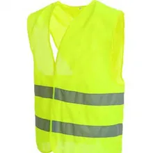 100 шт./лот сигнальный жилет безопасности Рабочий жилет светоотражающий жилет дорожный жилет