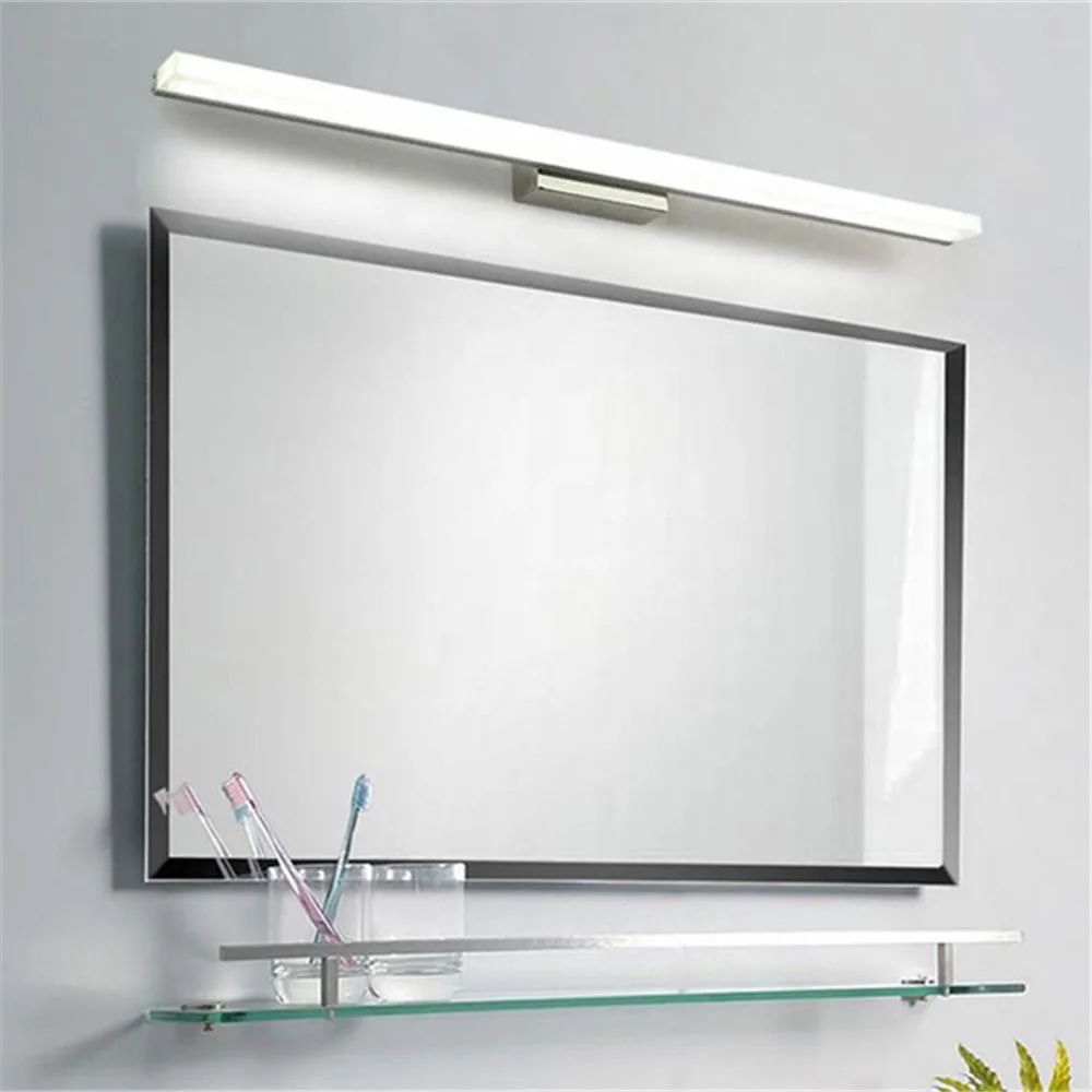 led mirror light stainless steel base acrylic mask bathroom vanity wall mounted lights L39cm L49cm L59cm L69cm L89cm FIXTURE led mirror light stainless steel base acrylic mask bathroom vanity wall mounted lights L39cm L49cm L59cm L69cm L89cm FIXTURE