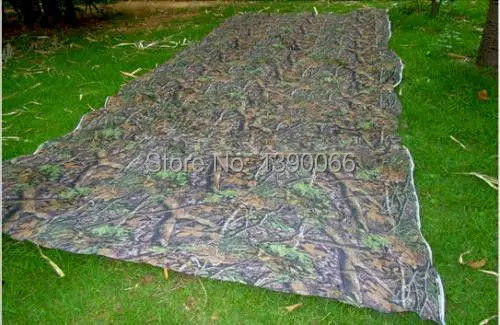 

4X1.5M bionic camo hunting net woodland leaves camouflage net voice silent cloth for Hunting Camping free shipping