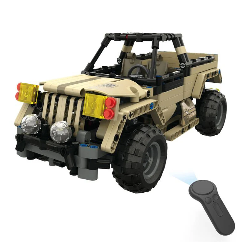 RC Car 1:18 DIY Assemble RC Cars Alloy 2.4G Radio Control Brick Trucks Toys Gift remote control car toys for children 