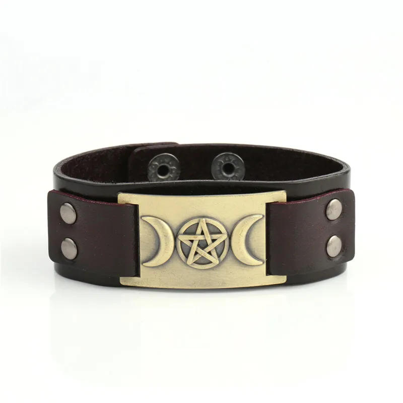 Wristband Cuff Leather Bracelet57
