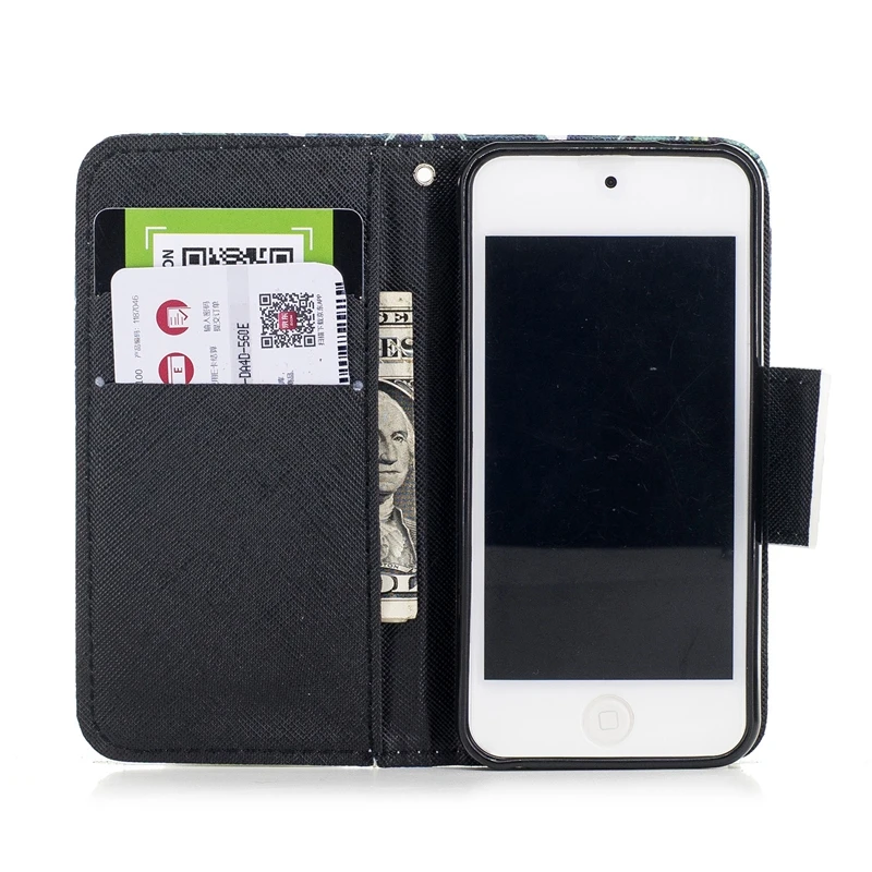 Touch5 чехлы для телефонов чехол Eui iPod Touch 6 Роскошный кожаный флип кошелек Apple 5 Capinha