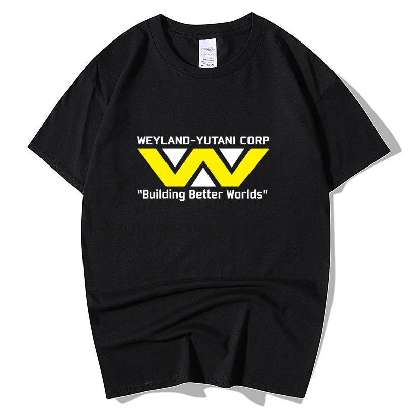 

Weyland Yutani Corp Building Better Worlds Inspired By Prometheus USCSS Nostromo Alien Printed T-Shirt